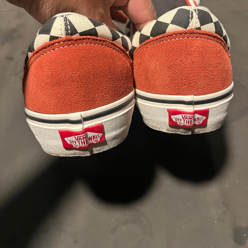 Vans UltraCush Style 36 Two Tone Burnt Brick Suede Old School M Sz 9.5 W 11 - Picture 3 of 7